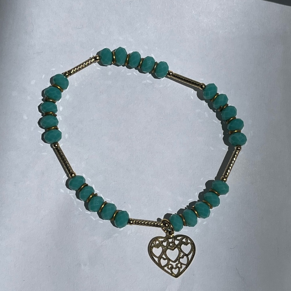 Turquoise Heart Bracelet